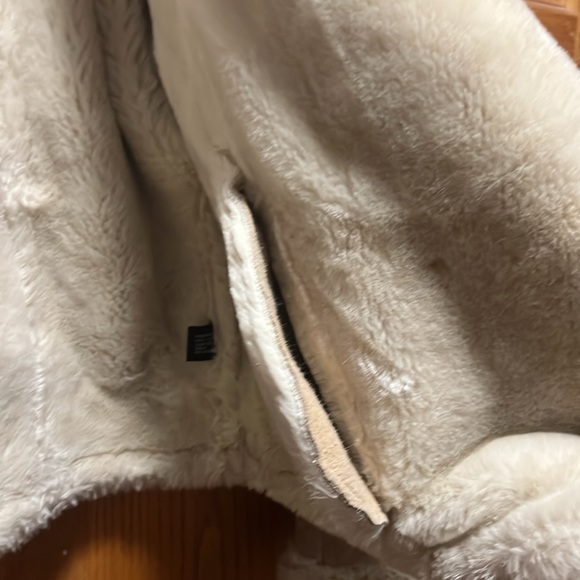 Express Coat leather upper With Fur size small could fit Medium - Picture 6 of 15